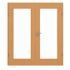 GARANT Drzwi podwójne wraz z ościeżnicą Buk Exklusiv CePaL z przeszkleniem LA-2