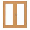 GARANT drzwi dwuskrzydłowe z ościeżnicą buk ekskluzywny GCK08 z przeszkleniem LA-2