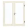 GARANT drzwi dwuskrzydłowe z ościeżnicą 0140-60 Dawn Resopal z przeszkleniem LA-3