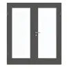 GARANT drzwi dwuskrzydłowe wraz z ościeżnicą 10622-60 Ebony CePaL z przeszkleniem LA-3