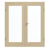 GARANT drzwi dwuskrzydłowe z ościeżnicą Natura Ahorn CePaL z przeszkleniem LA-3