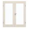 GARANT drzwi dwuskrzydłowe z ościeżnicą Authentic Perl CePaL z przeszkleniem LA-3