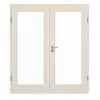 GARANT drzwi dwuskrzydłowe z ościeżnicą Authentic Perl GCK08 z przeszkleniem LA-3
