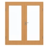 GARANT Drzwi podwójne wraz z ościeżnicą Buk Exklusiv CePaL z przeszkleniem LA-3