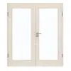 GARANT Drzwi dwuskrzydłowe z ościeżnicą Quer Authentic Perl GCK08 z przeszkleniem LA-3