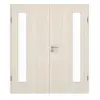 GARANT Drzwi podwójne wraz z ościeżnicą Authentic Perl GCK08 z przeszkleniem LA-4 po stronie zawiasów