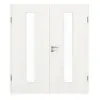 GARANT Drzwi podwójne wraz z ościeżnicą Authentic Bianco GCK08 z przeszkleniem LA-4 centralnie