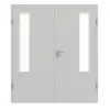 GARANT drzwi 2-skrzydłowe w zestawie z ościeżnicą D92-60 Dove Grey Resopal z przeszkleniem LA-5 po stronie zawiasów