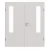 GARANT drzwi dwuskrzydłowe w tym ościeżnica U12188SD szary jasny GHK08 z przeszkleniem LA-5 po stronie zawiasów