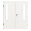 GARANT drzwi dwuskrzydłowe wraz z ościeżnicą biały lakier 9016 GHK08 z przeszkleniem LA-5 po stronie zawiasów