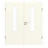 GARANT drzwi dwuskrzydłowe z ościeżnicą 9417-60 Snow White CePaL z przeszkleniem LA-5 na środku