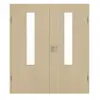 GARANT drzwi dwuskrzydłowe z ościeżnicą Natura Ahorn CePaL z przeszkleniem LA-5 na środku