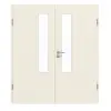 GARANT drzwi dwuskrzydłowe z ościeżnicą 0140-60 Dawn Resopal z przeszkleniem LA-5 po stronie zamka
