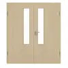 GARANT drzwi dwuskrzydłowe wraz z ościeżnicą Natura Ahorn CePaL z przeszkleniem LA-5 po stronie zamka