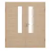 GARANT Drzwi dwuskrzydłowe z ościeżnicą, authentic agat, układ poprzeczny, GCK08, z przeszkleniem LA-5 po stronie zamka
