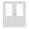 GARANT drzwi dwuskrzydłowe z ościeżnicą 0160-60 Silver Grey CePaL z przeszkleniem LA-6