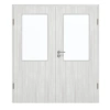 GARANT Drzwi podwójne wraz z ościeżnicą Authentic Grigio GCK08 z przeszkleniem LA-6