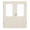 GARANT drzwi 2-skrzydłowe wraz z ościeżnicą powierzchnia authentic perła GCK08 z przeszkleniem LA-6