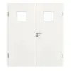 GARANT drzwi dwuskrzydłowe z ościeżnicą Authentic Bianco CePaL z przeszkleniem LA-7
