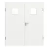 GARANT drzwi dwuskrzydłowe z ościeżnicą D354-60 Designer White Resopal z przeszkleniem LA-7