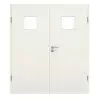 GARANT Drzwi dwuskrzydłowe wraz z ościeżnicą w kolorze Biel ze strukturą Premium GCK08 z przeszkleniem LA-7
