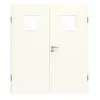 GARANT drzwi dwuskrzydłowe wraz z ościeżnicą 0105-60 Pearl White CePaL z przeszkleniem LA-8