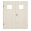 GARANT drzwi dwuskrzydłowe z ościeżnicą Authentic Perła CePaL z przeszkleniem LA-8
