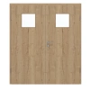 GARANT Drzwi podwójne wraz z ościeżnicą Authentic Dąb szczelinowy CePaL z przeszkleniem LA-8