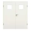 GARANT Drzwi dwuskrzydłowe wraz z ościeżnicą w kolorze Biel ze strukturą Premium GCK08 z przeszkleniem LA-8