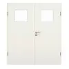 GARANT Drzwi dwuskrzydłowe wraz z ościeżnicą w kolorze Biel ze strukturą Premium GCK08 z przeszkleniem LA-9
