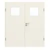 GARANT drzwi dwuskrzydłowe z ościeżnicą biały lakier 9010 z przeszkleniem LA-9