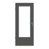 GARANT drzwi do pomieszczeń wilgotnych 10622-60 Ebony Resopal z przeszkleniem LA-DIN