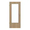 GARANT drzwi do pomieszczeń wilgotnych Authentic dąb szczelinowy GCK08 z przeszkleniem LA-DIN