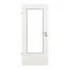 Drzwi do pomieszczeń wilgotnych GARANT, Biel ze strukturą Premium GCK08 z przeszkleniem LA-DIN