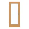 GARANT drzwi do pomieszczeń wilgotnych buk ekskluzywny GCK08 z przeszkleniem LA-2