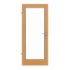 GARANT drzwi do pomieszczeń wilgotnych buk ekskluzywny GCK08 z przeszkleniem LA-3