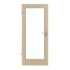 GARANT Drzwi do pomieszczeń wilgotnych, naturalny klon GCK08 z przeszkleniem LA-3