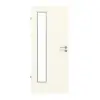 GARANT drzwi do pomieszczeń wilgotnych 9417-60 Snow White Resopal z przeszkleniem LA-4 po stronie zawiasów