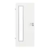 GARANT drzwi do pomieszczeń wilgotnych D354-60 Designer White Resopal z przeszkleniem LA-4 po stronie zawiasów