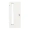 GARANT drzwi do pomieszczeń wilgotnych biały lakier 9016 GHK08 z przeszkleniem LA-4 po stronie zawiasów