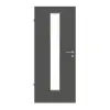 GARANT drzwi do pomieszczeń wilgotnych 10622-60 Ebony Resopal z przeszkleniem LA-4 na środku