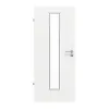 GARANT drzwi do pomieszczeń wilgotnych D354-60 Designer White Resopal z przeszkleniem LA-4 na środku