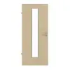 GARANT Drzwi do pomieszczeń wilgotnych, naturalny klon GCK08 z przeszkleniem LA-4 na środku