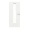 GARANT drzwi do pomieszczeń wilgotnych biały lakier 9016 CePaL z przeszkleniem LA-4 na środku