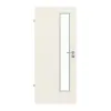 GARANT drzwi do pomieszczeń wilgotnych biały lakier 9010 CePaL z przeszkleniem LA-4 od strony zamka