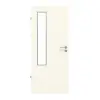 GARANT drzwi do pomieszczeń wilgotnych 9417-60 Snow White Resopal z przeszkleniem LA-5 po stronie zawiasów
