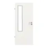 GARANT drzwi do pomieszczeń wilgotnych biały lakier 9016 CePaL z przeszkleniem LA-5 po stronie zawiasów