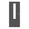 GARANT drzwi do pomieszczeń wilgotnych 10622-60 Ebony Resopal z przeszkleniem LA-5 na środku