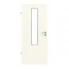 GARANT drzwi do pomieszczeń wilgotnych 9417-60 Snow White Resopal z przeszkleniem LA-5 na środku