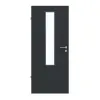 GARANT drzwi do pomieszczeń wilgotnych U12000SD wulkaniczna czerń GHK08 z przeszkleniem LA-5 na środku